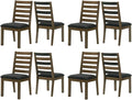 Dining Chairs Set of 8, Dining Room Chairs with Solid Wood Legs, Kitchen Chairs with Cushion (Style2, Set of 8)