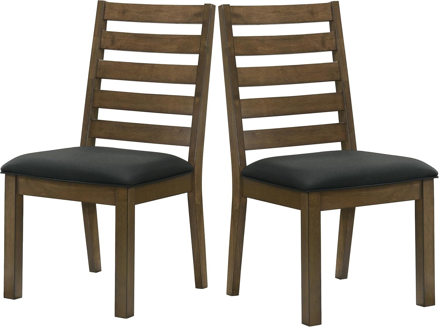 Dining Chairs Set of 6, Dining Room Chairs with Solid Wood Legs, Kitchen Chairs with Cushion (Style2, Set of 6)