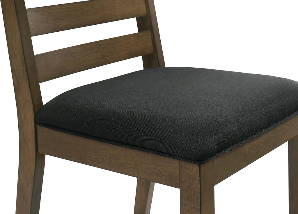 Dining Chairs Set of 6, Dining Room Chairs with Solid Wood Legs, Kitchen Chairs with Cushion (Style2, Set of 6)