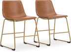 Liveasy Furniture Mid-Century Modern Bucket Seat Dining Chairs Set of 2, Toast – main product photo