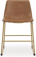 Liveasy Furniture Mid-Century Modern Bucket Seat Dining Chairs Set of 2, Toast – detail view 2