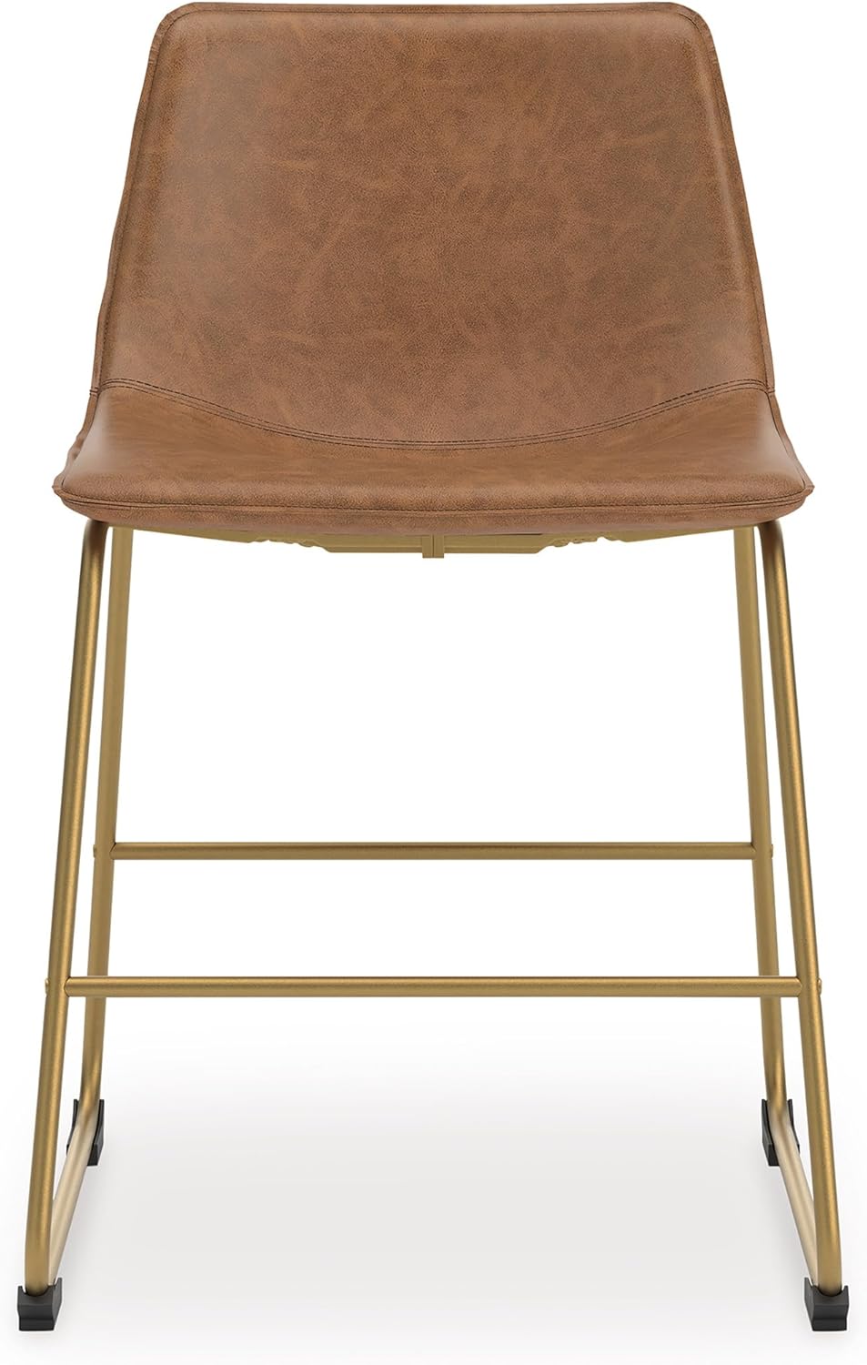 Liveasy Furniture Mid-Century Modern Bucket Seat Dining Chairs Set of 2, Toast – detail view 2