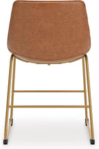 Liveasy Furniture Mid-Century Modern Bucket Seat Dining Chairs Set of 2, Toast – detail view 3