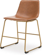 Liveasy Furniture Mid-Century Modern Bucket Seat Dining Chairs Set of 2, Toast – detail view 5