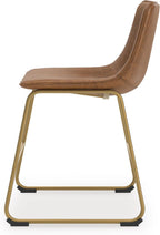 Liveasy Furniture Mid-Century Modern Bucket Seat Dining Chairs Set of 2, Toast – detail view 7