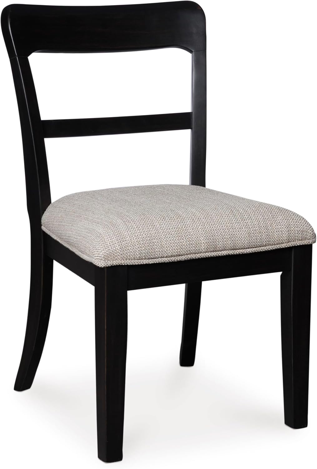 Liveasy Furniture Traditional Farmhouse Dining Chairs Set of 2, Black Bistro – detail view 4